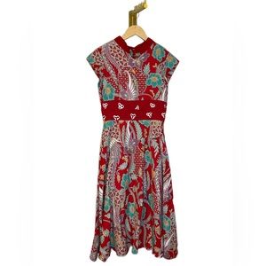 Batik Red Dress size S